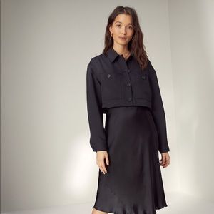 ARITZIA LITTLE CROPPED JACKET 71481 MEDIUM